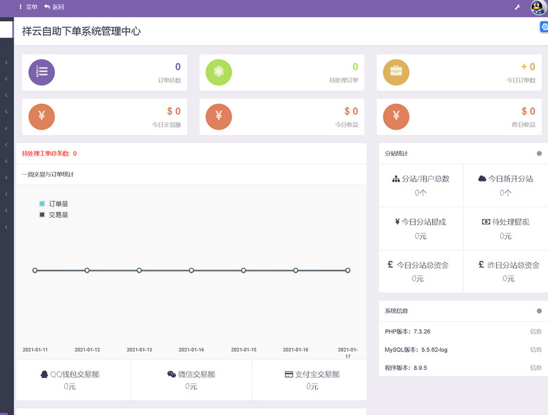  【祥云代刷新年贺岁版 v8.4.5】自动下单系统+.新增卡商网社区+安装教程 网站源码