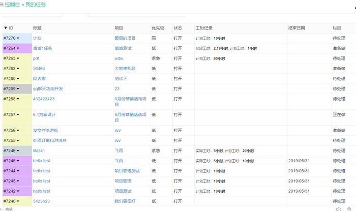  Thinkphp+Bootstrap项目管理系统源码 网站源码