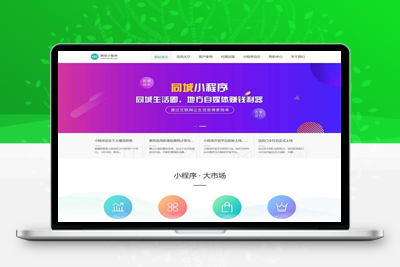 微信小程序开发代理展示销售网站pbootcms模板 软件开发公司网站源码下载
