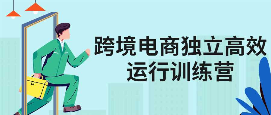 跨境电商独立高效运行训练营 视频教程