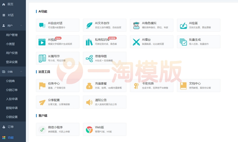  开源小狐狸ai付费创作系统V2.8.0 ChatGPT智能机器人免授权 网站源码